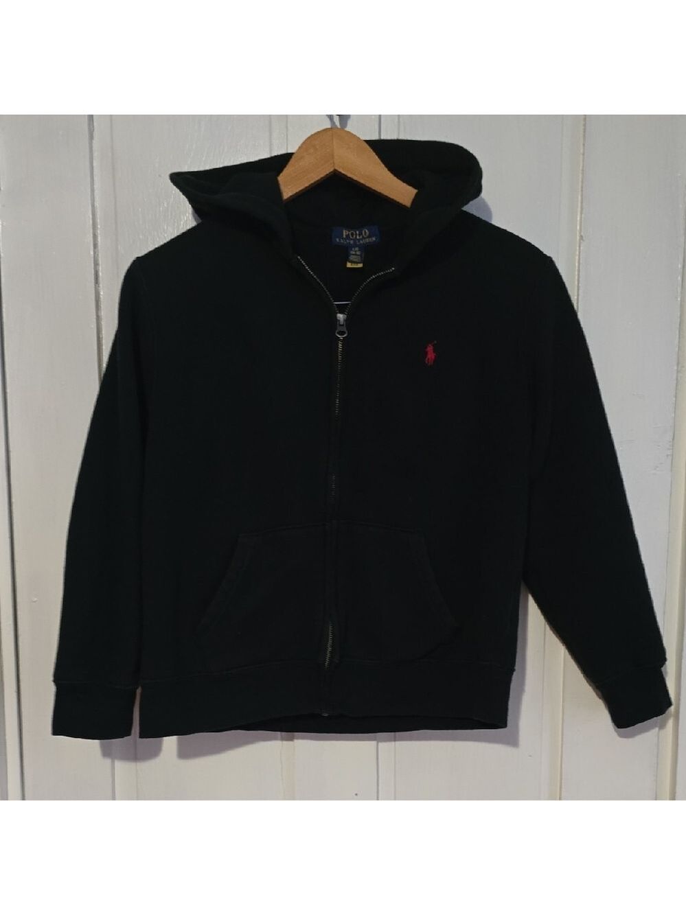 Polo Ralph Lauren Logo Boys L Full Zip Fleece Hoodie - Picture 3 of 12